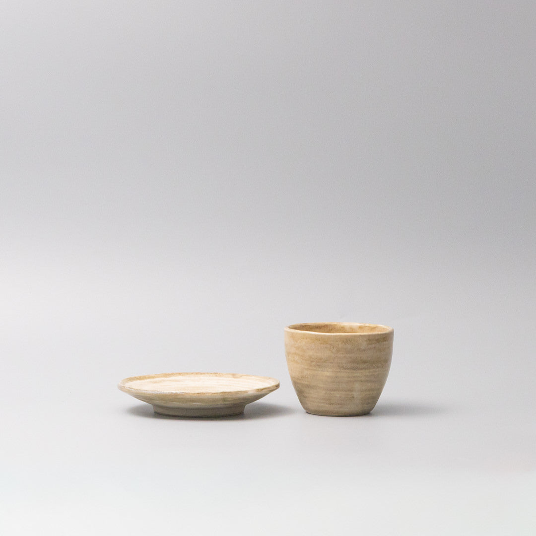 Saucer 13cm Washed Sandstone