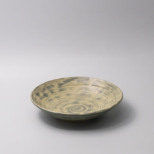 Open Shallow Bowl 24cm Washed Fern