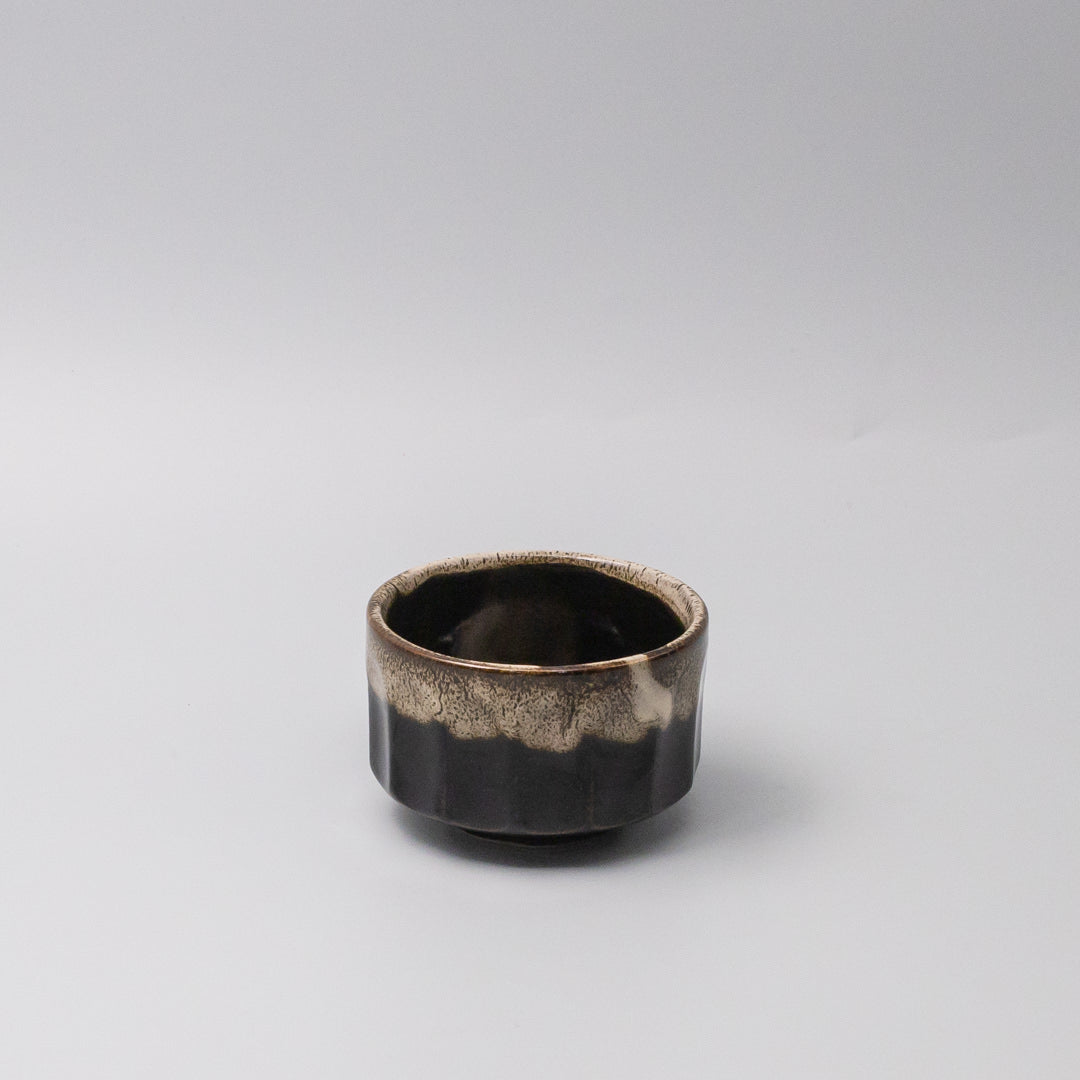 Matcha Tea bowl 11cm Espresso Fade Foam Glaze