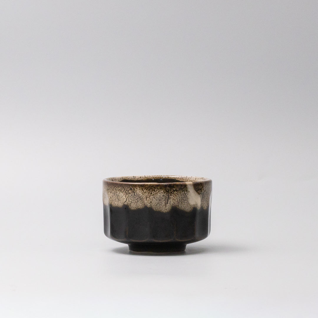 Matcha Tea bowl 11cm Espresso Fade Foam Glaze