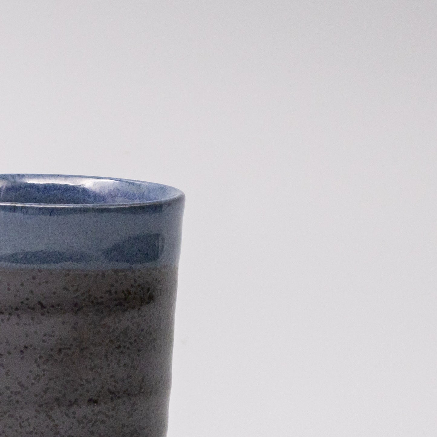 Mug Blue & Black Glaze