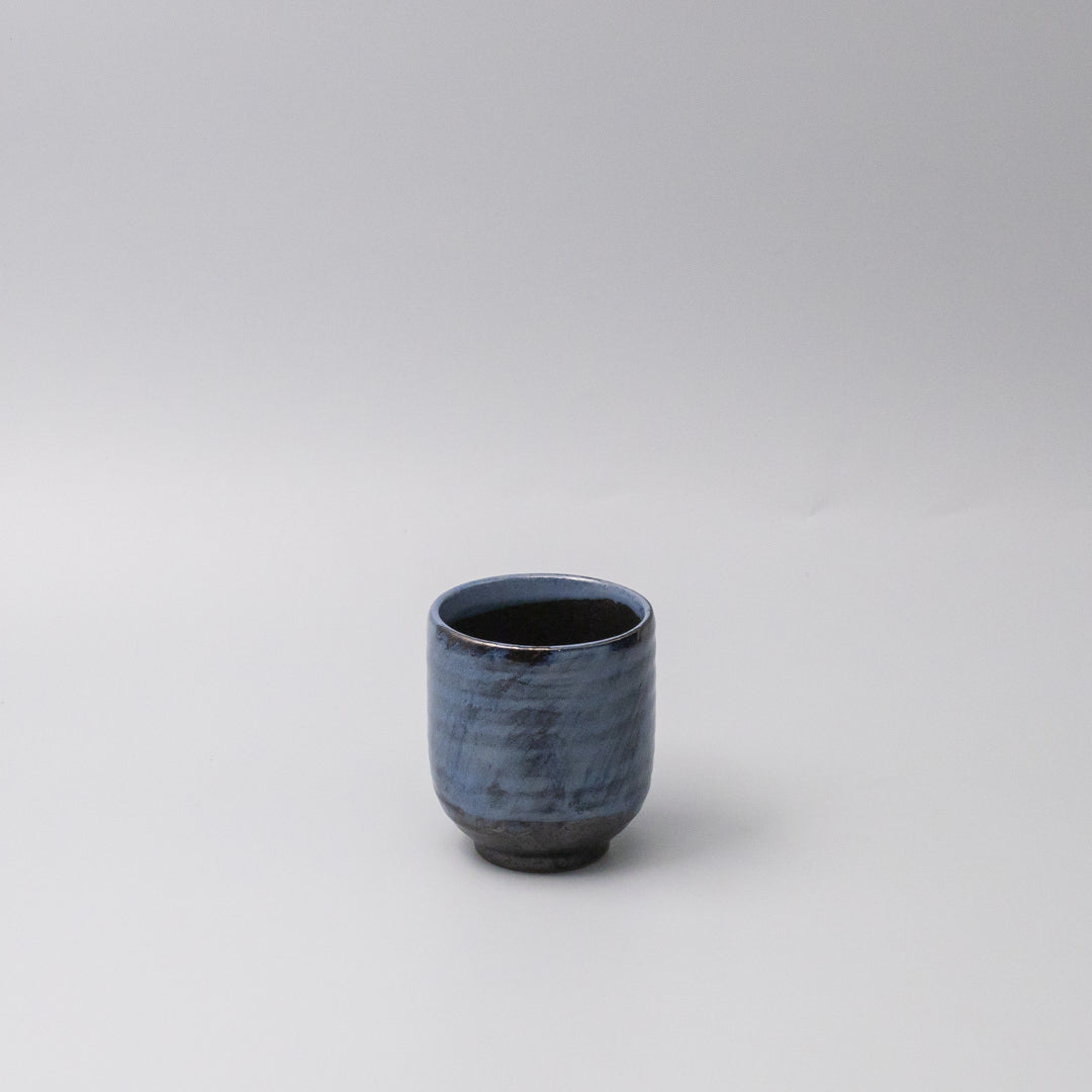 Mug Yunomi 8cm 280ml Indigo Black Glaze