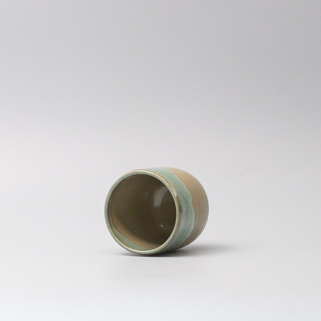 Mug Yunomi 8cm 280ml Aqua Drip Glaze
