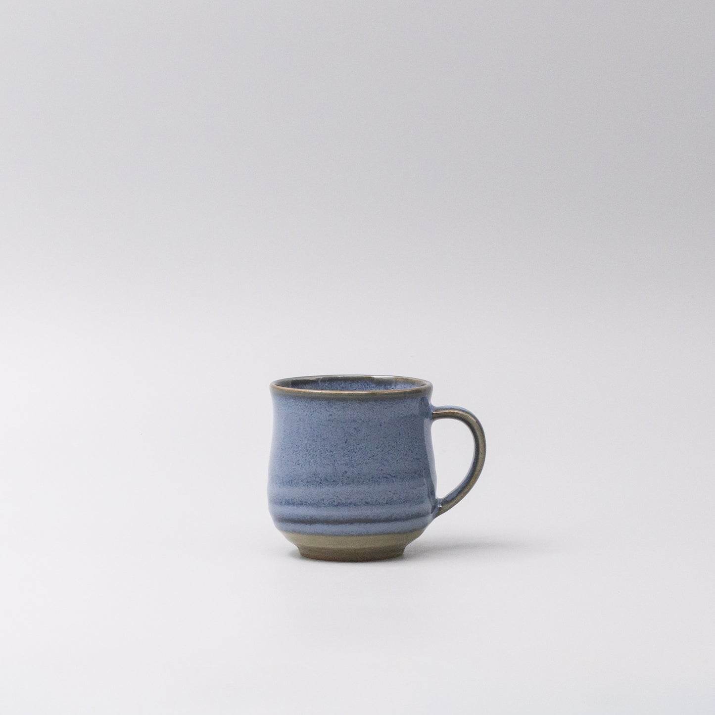 Mug with Handle Blue Glaze