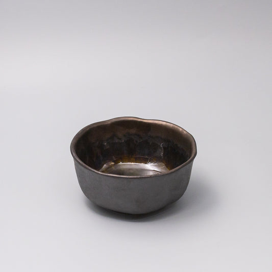 Bowl Organic 14.5cm Midori Ridge Glaze