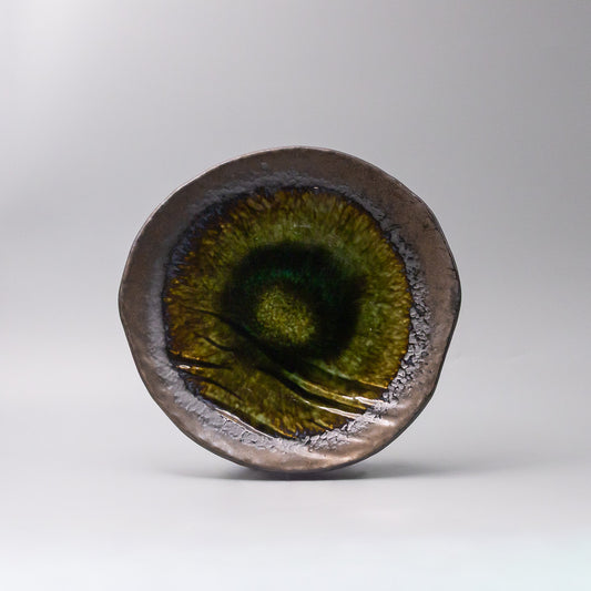 Dinner Plate Organic 27cm Midori Ridge Glaze