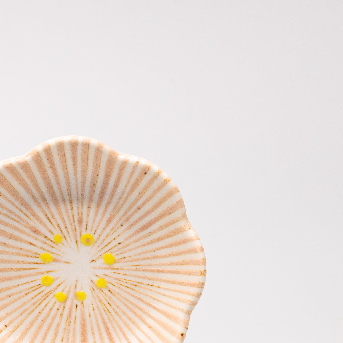Saucer 10.5cm Hanakomachi Peach Glaze
