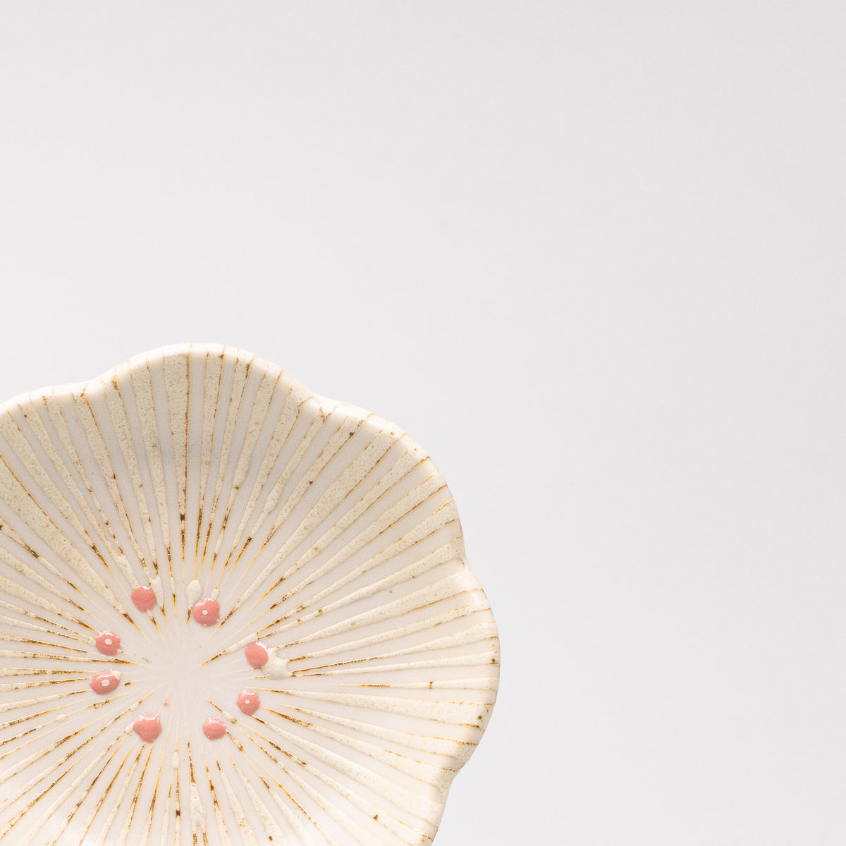 Saucer 10.5cm Hanakomachi Cream Glaze