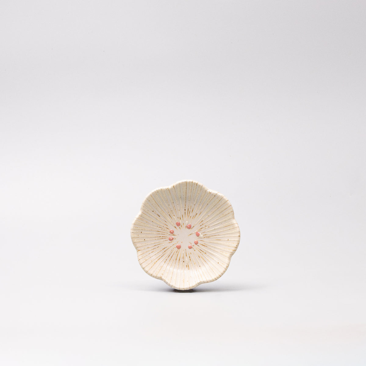 Saucer 10.5cm Hanakomachi Cream Glaze