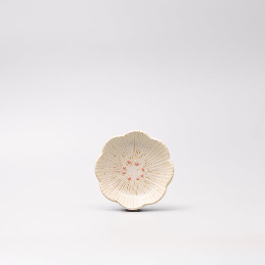 Saucer 10.5cm Hanakomachi Cream Glaze