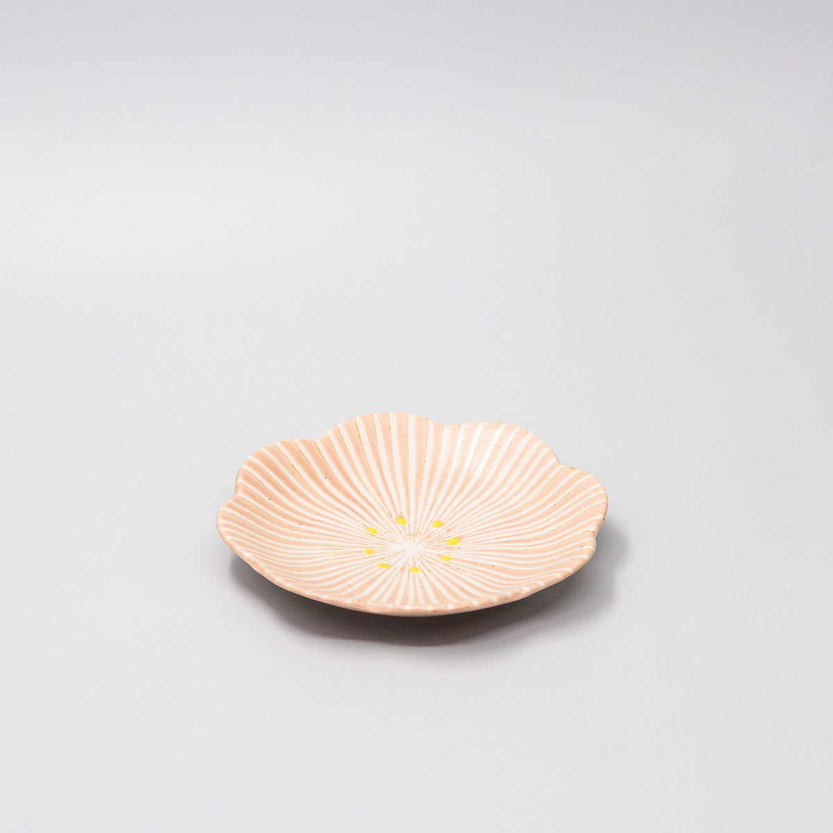 Tapas Plate 16.5cm Hanakomachi Peach Glaze