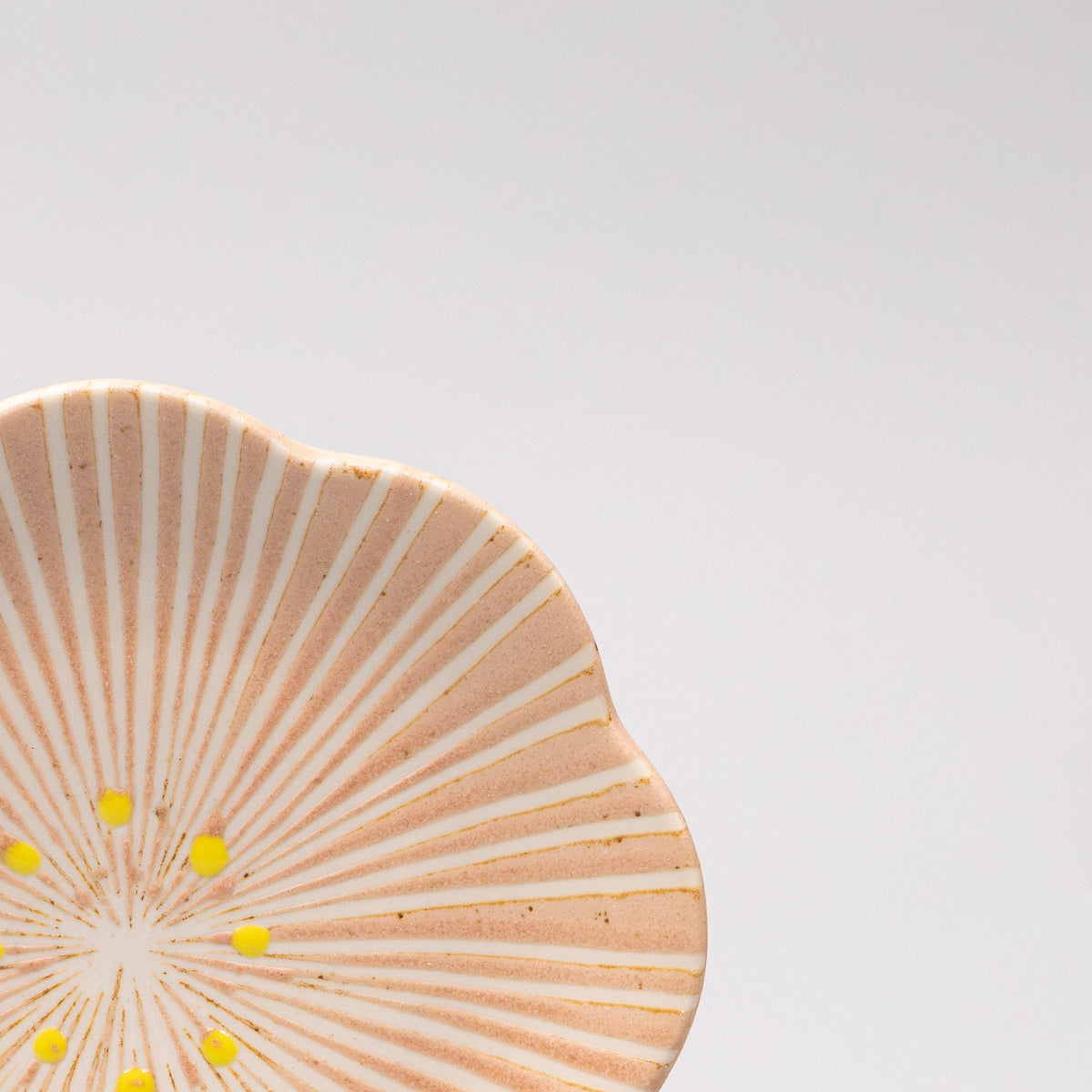 Tapas Plate 16.5cm Hanakomachi Peach Glaze