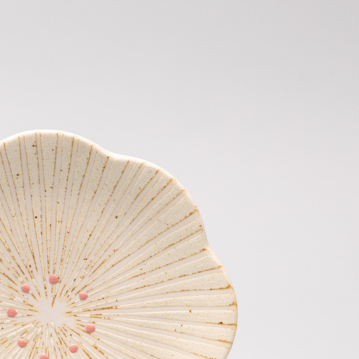 Tapas Plate 16.5cm Hanakomachi Cream Glaze