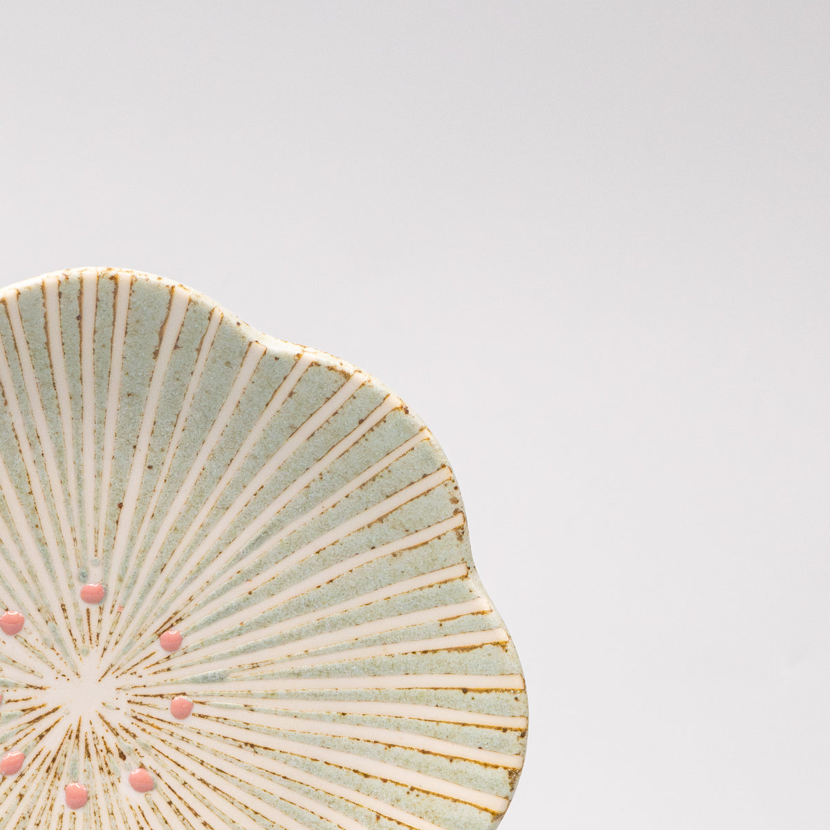 Tapas Plate 16.5cm Hanakomachi Teal Glaze