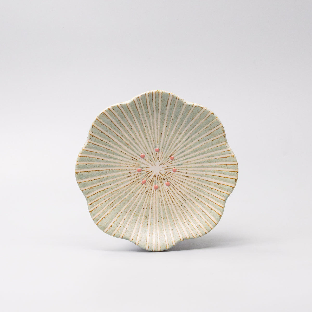 Tapas Plate 16.5cm Hanakomachi Teal Glaze