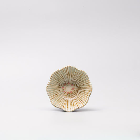 Sauce Dish 10.5cm Hanakomachi Teal Glaze
