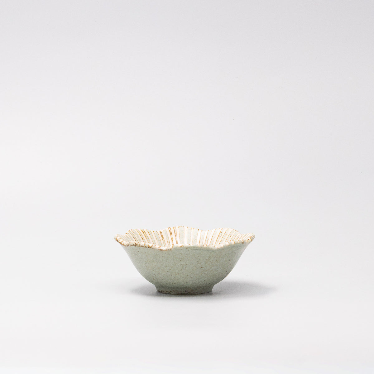 Sauce Dish 10.5cm Hanakomachi Teal Glaze