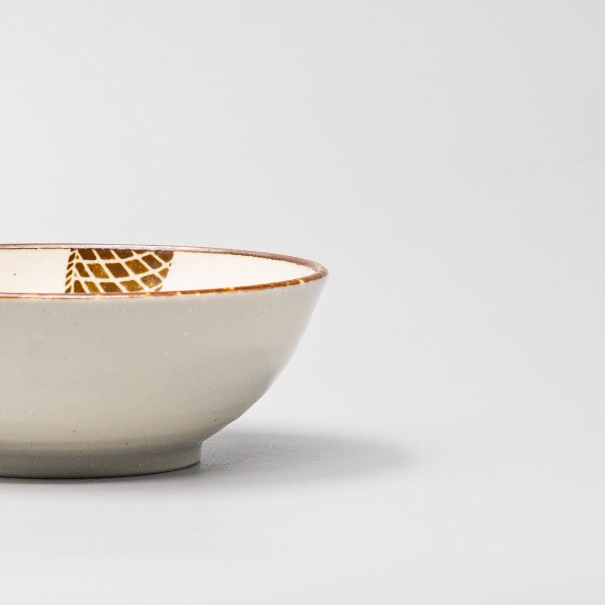 Bowl 14cm Brown Fish Design