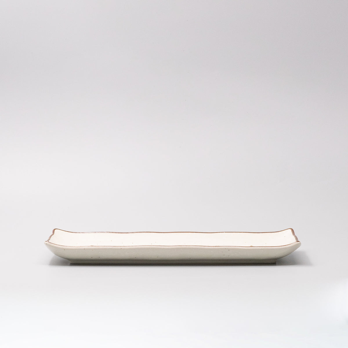 Sashimi Plate 28cm Sakana Brown Design