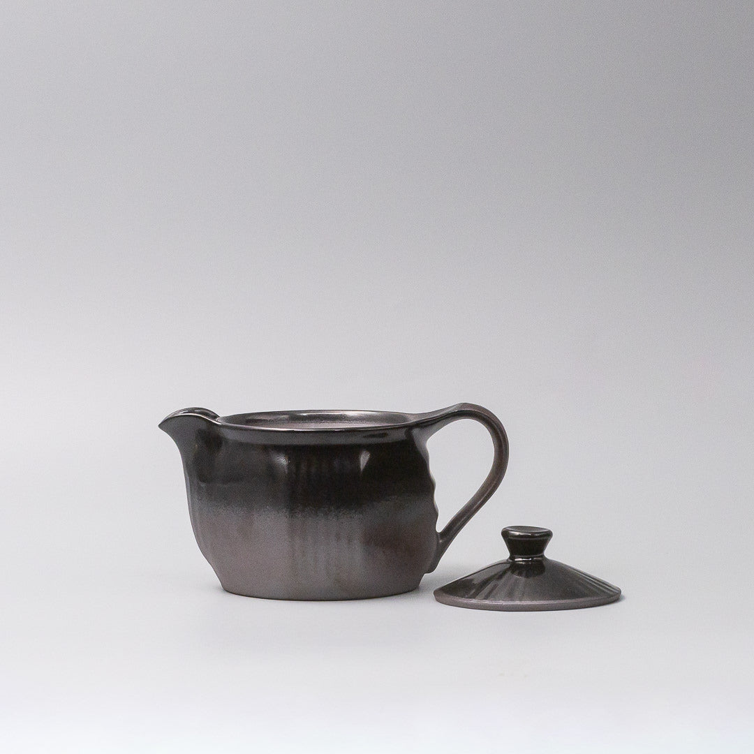 artisan Japanese teapot satin black finish