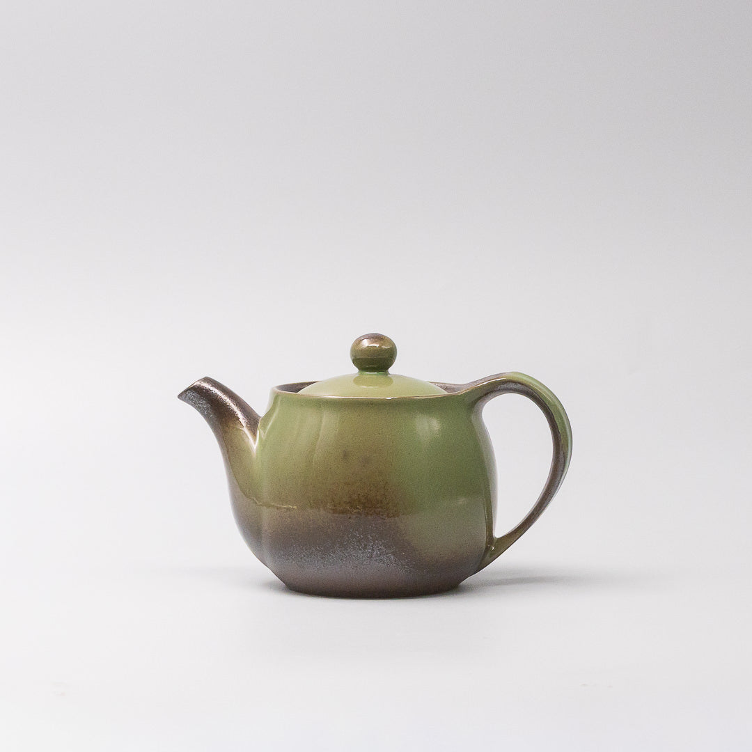 Teapot 420ml Moss Green Glaze