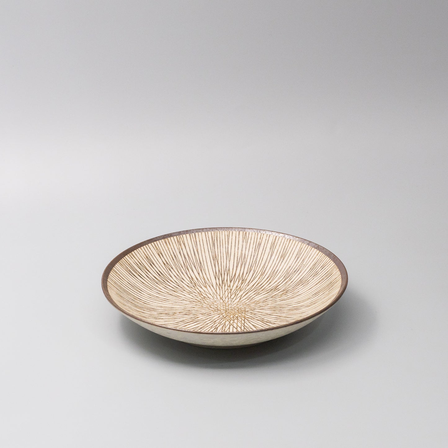 Plate 22.5cm Shallow Bowl Rustic Design