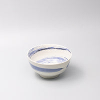 Udon Bowl 17cm Blue Swirl Glaze
