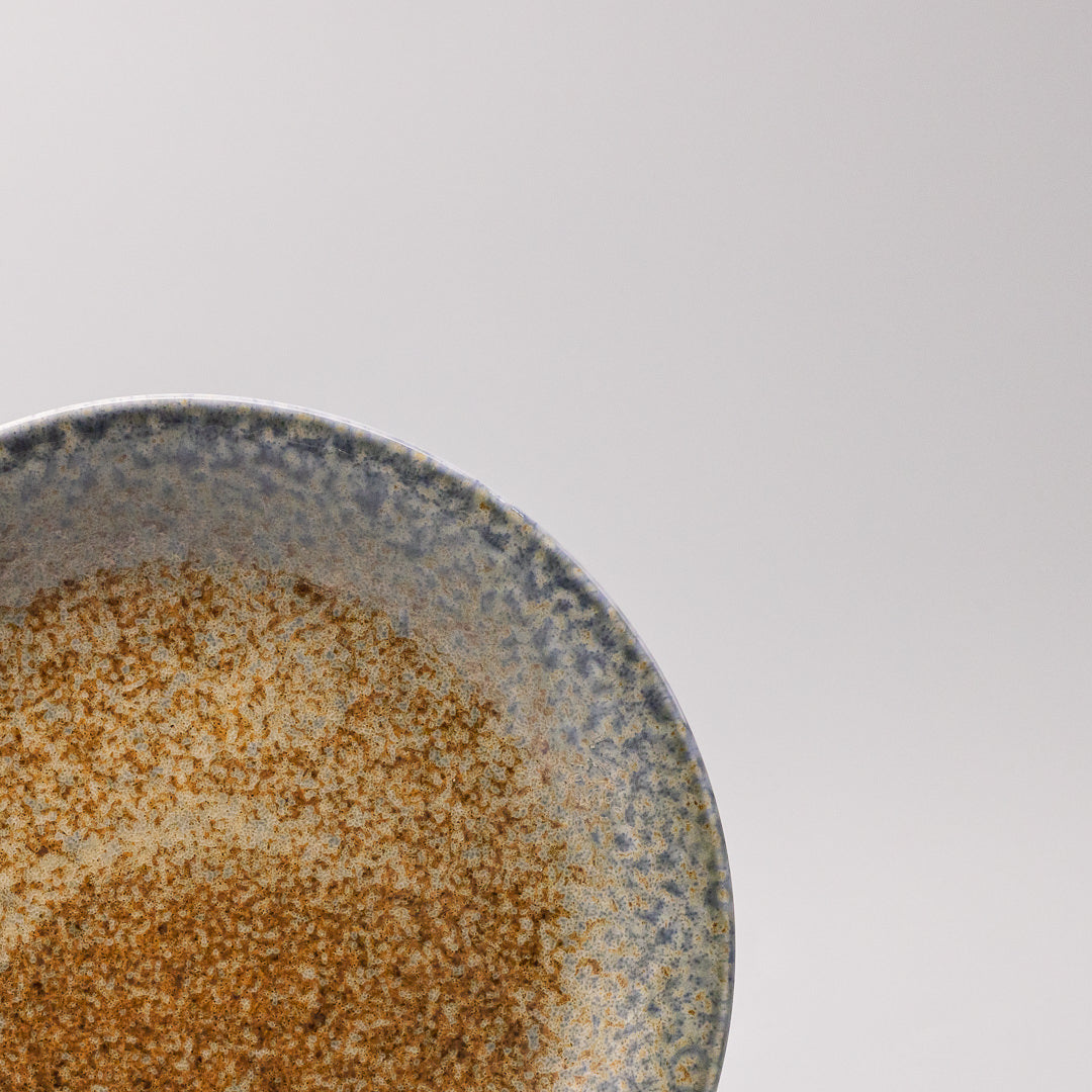 Dinner Plate Rimmed 24cm Earth & Sky Glaze