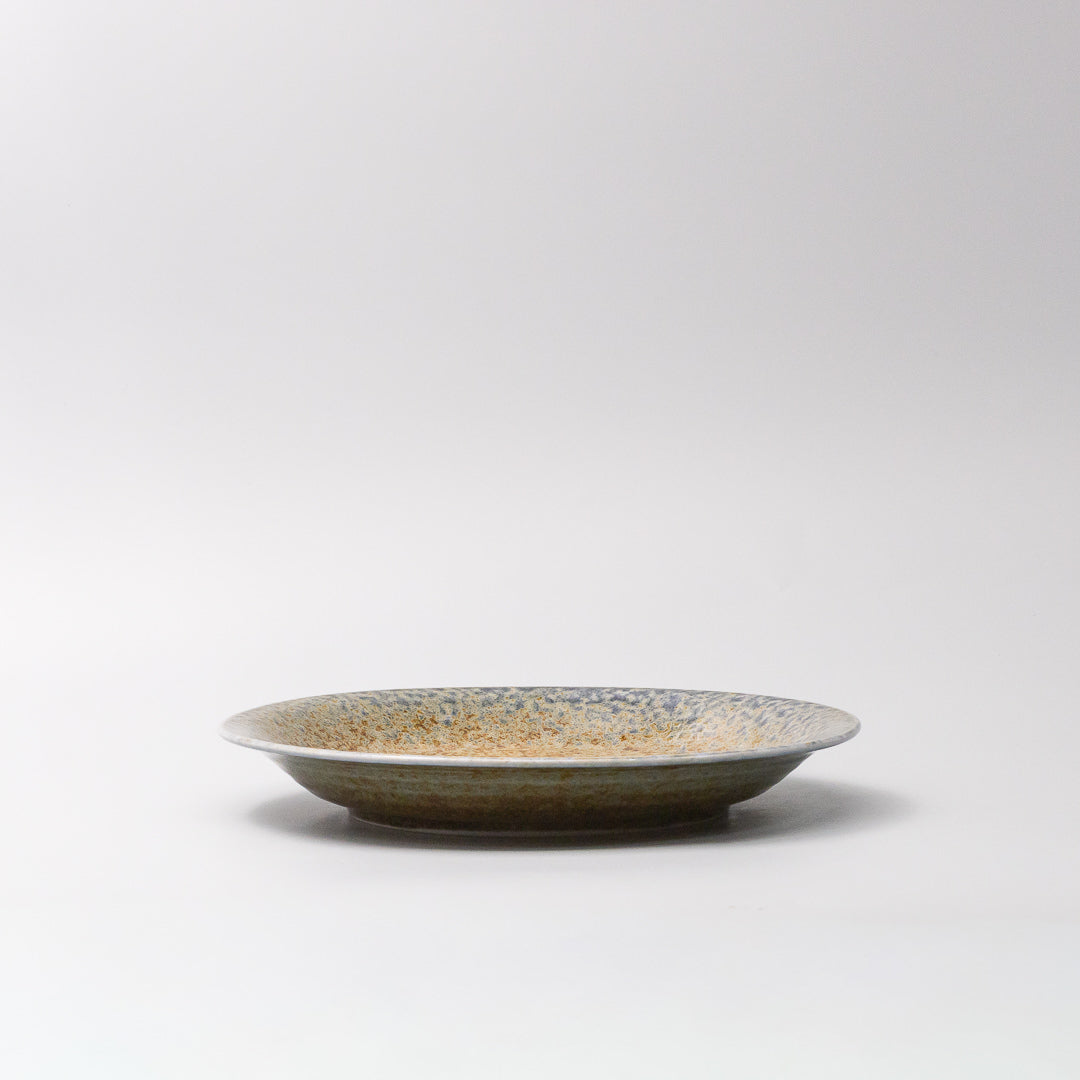 Dinner Plate Rimmed 24cm Earth & Sky Glaze