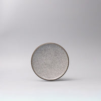 Tapas Plate 17cm Crazed Grey Glaze