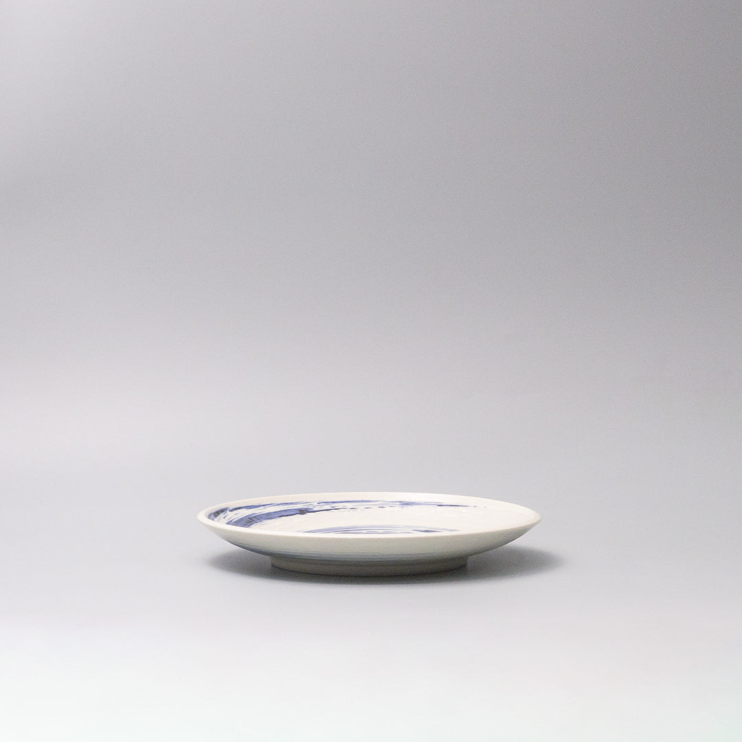 artisan Japanese ceramic dining plate