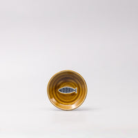 Sauce Dish 9cm Brown Fish Design