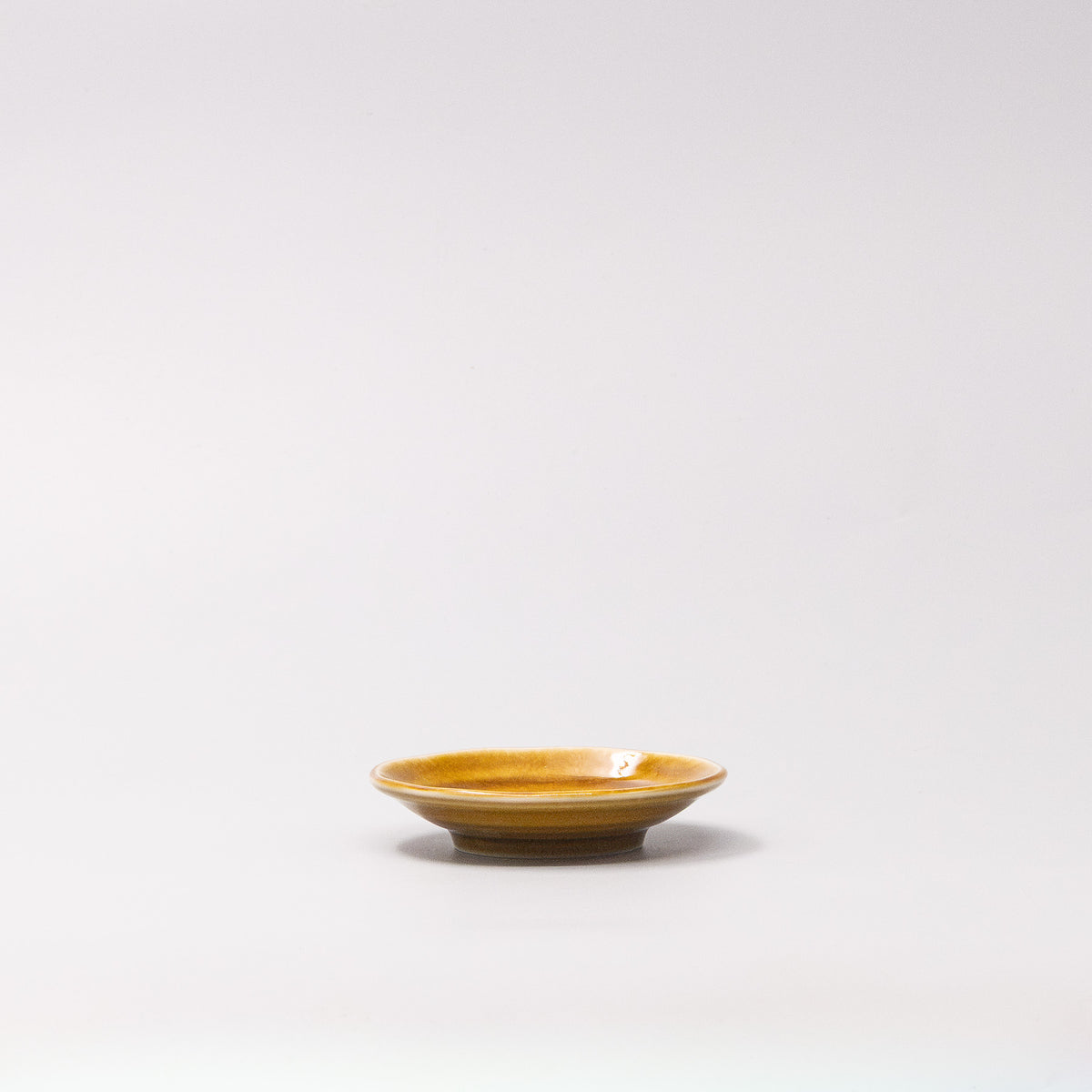 Sauce Dish 9cm Brown Fish Design