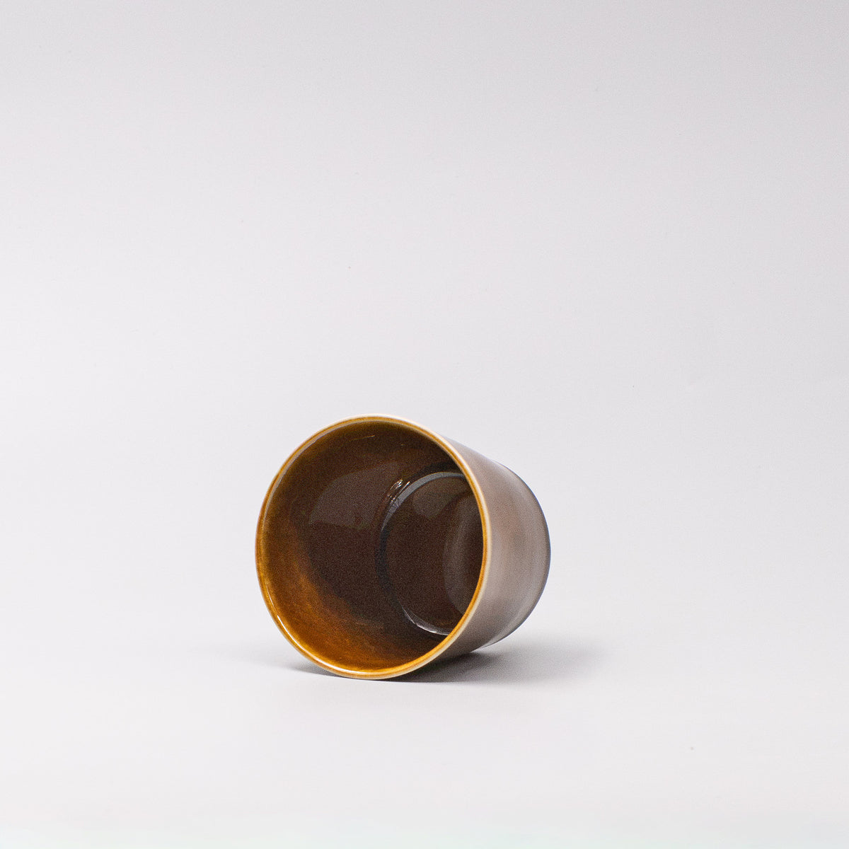 Cup Soba 8cm Brown Fish Design