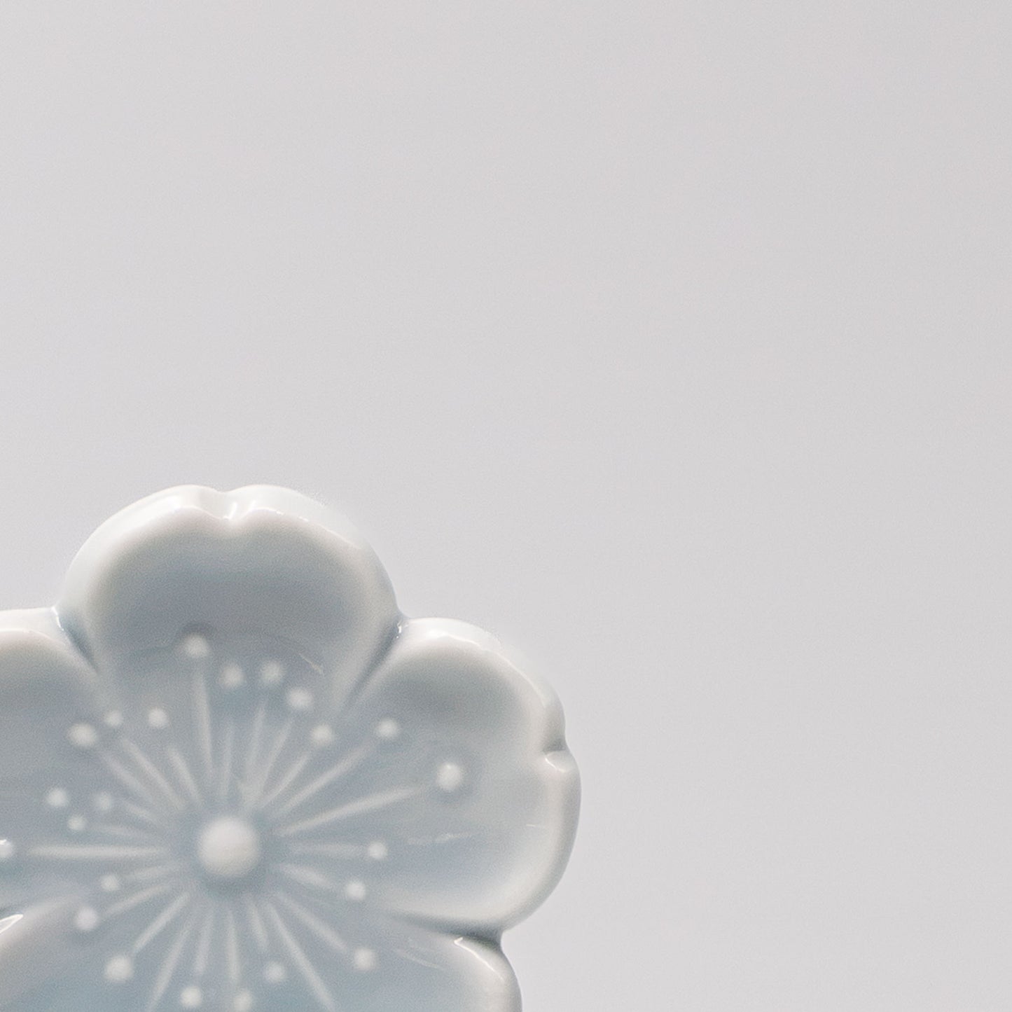 Chopstick Rest Ice Blue Sakura