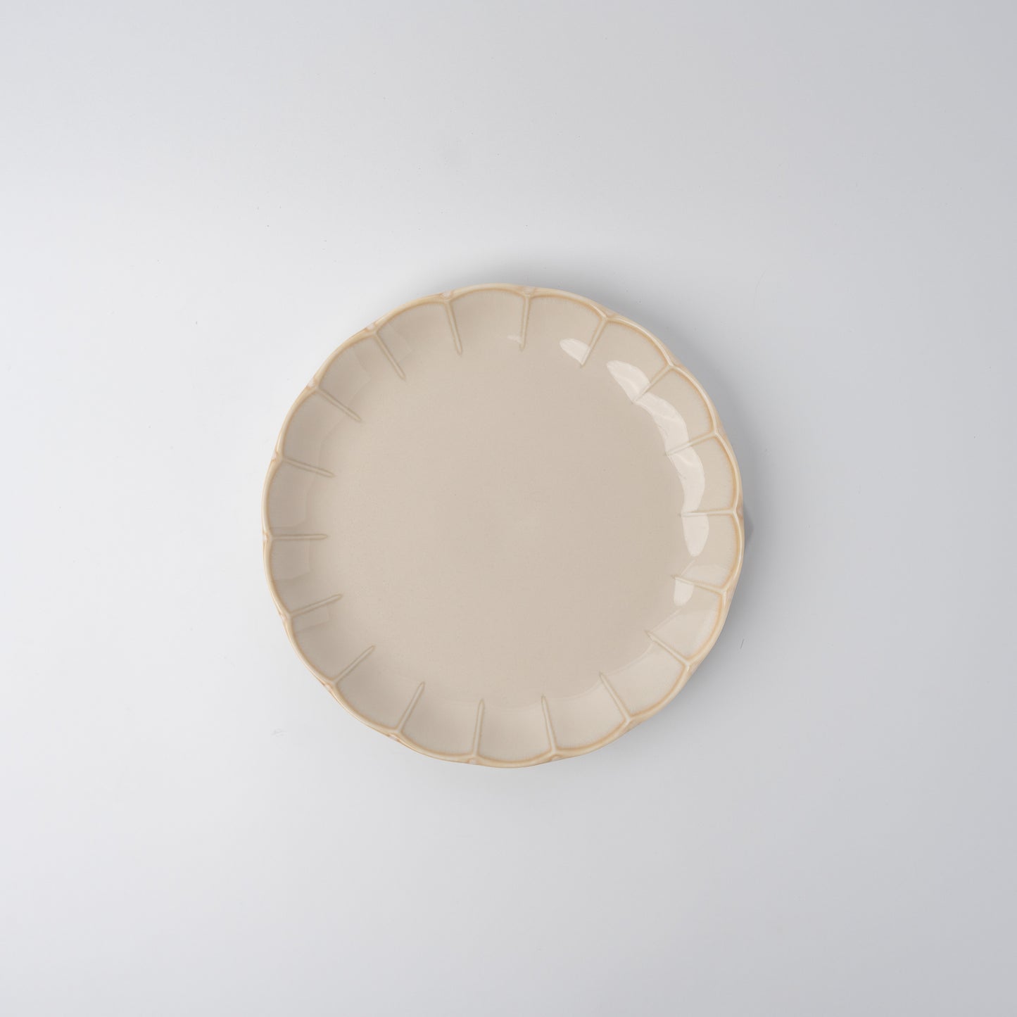 Side Plate 21 cm / Ivory Rinka Glaze