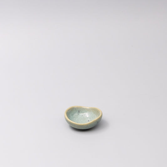 Sauce Dish 10ml Bean Shaped Mint green