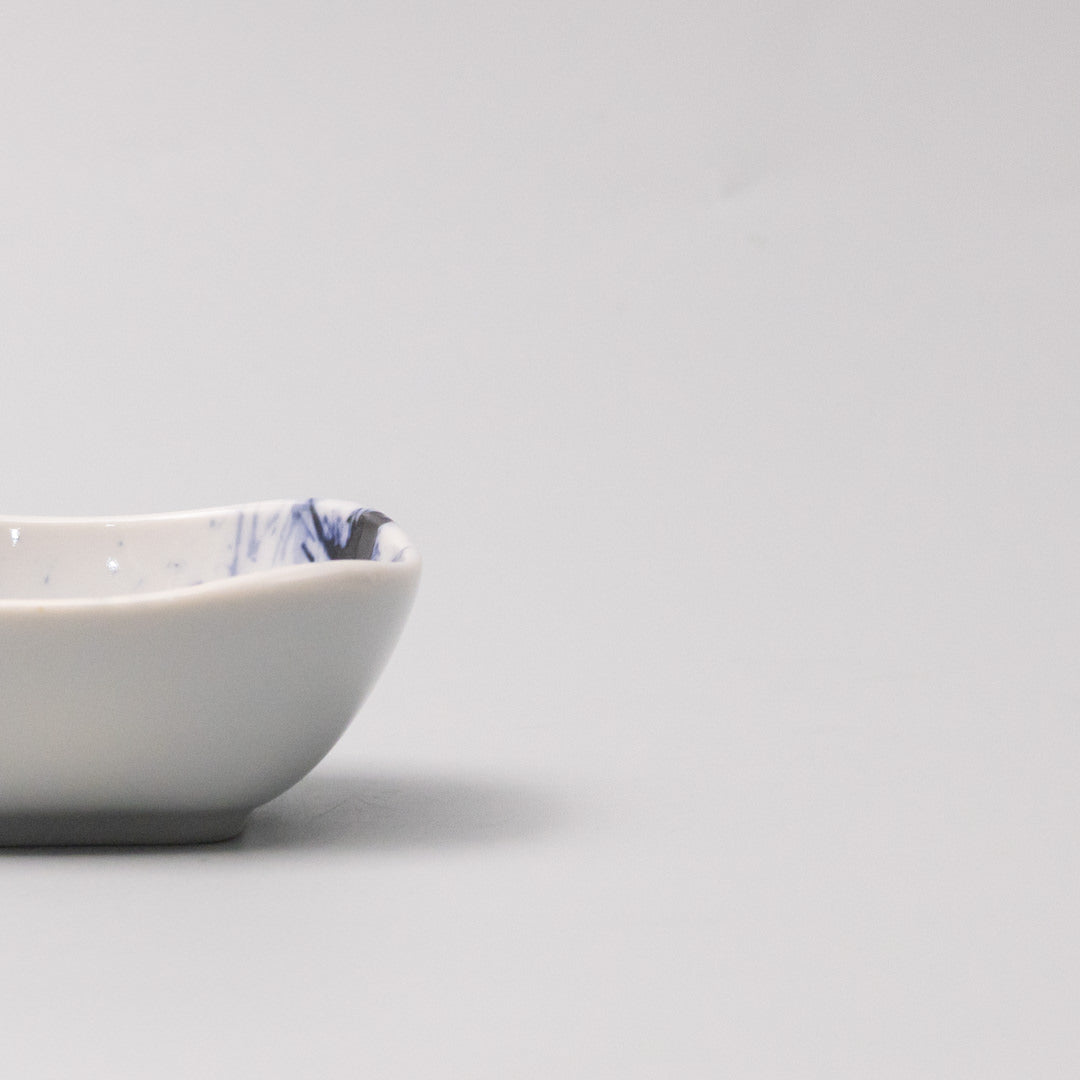 Sushi Set for two with Chopsticks Blue Splash Blaze