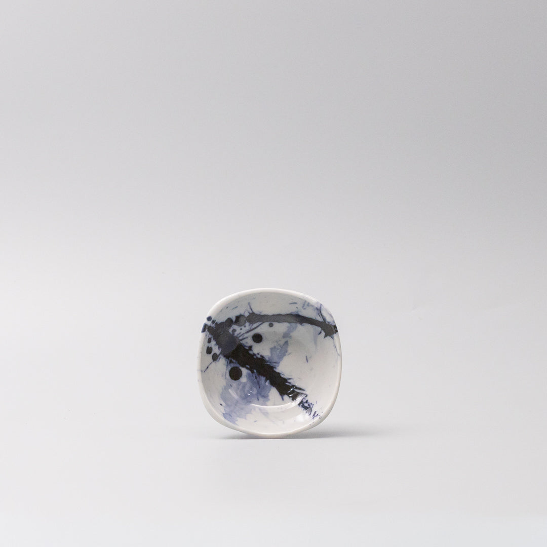 Sushi Set for two with Chopsticks Blue Splash Blaze