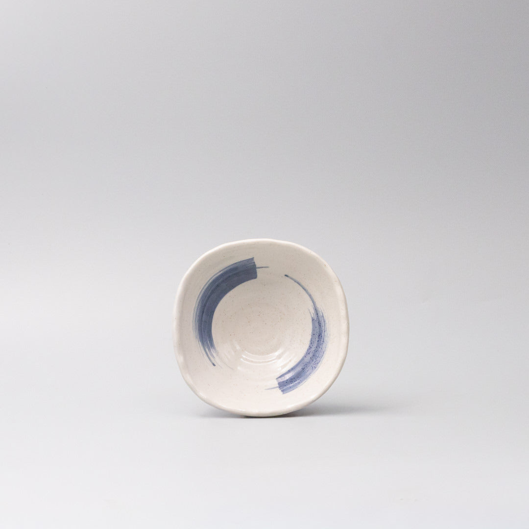 Bowl 14cm Blue Swirl Glaze