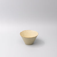 Bowl Fluted 13cm Sand Fade Glaze
