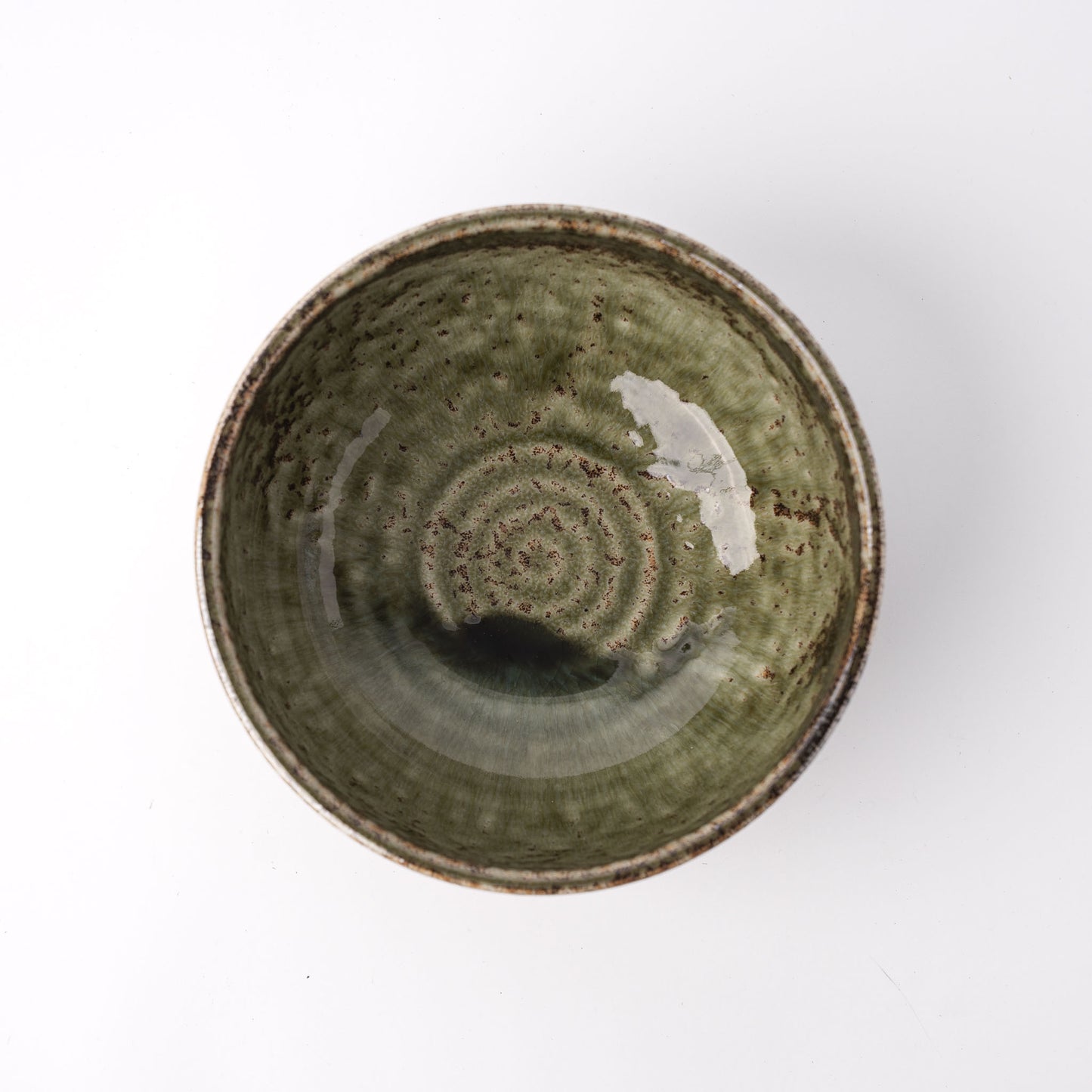 Rounded Deep Bowl 19 cm, 800 ml / Sage Green Glaze