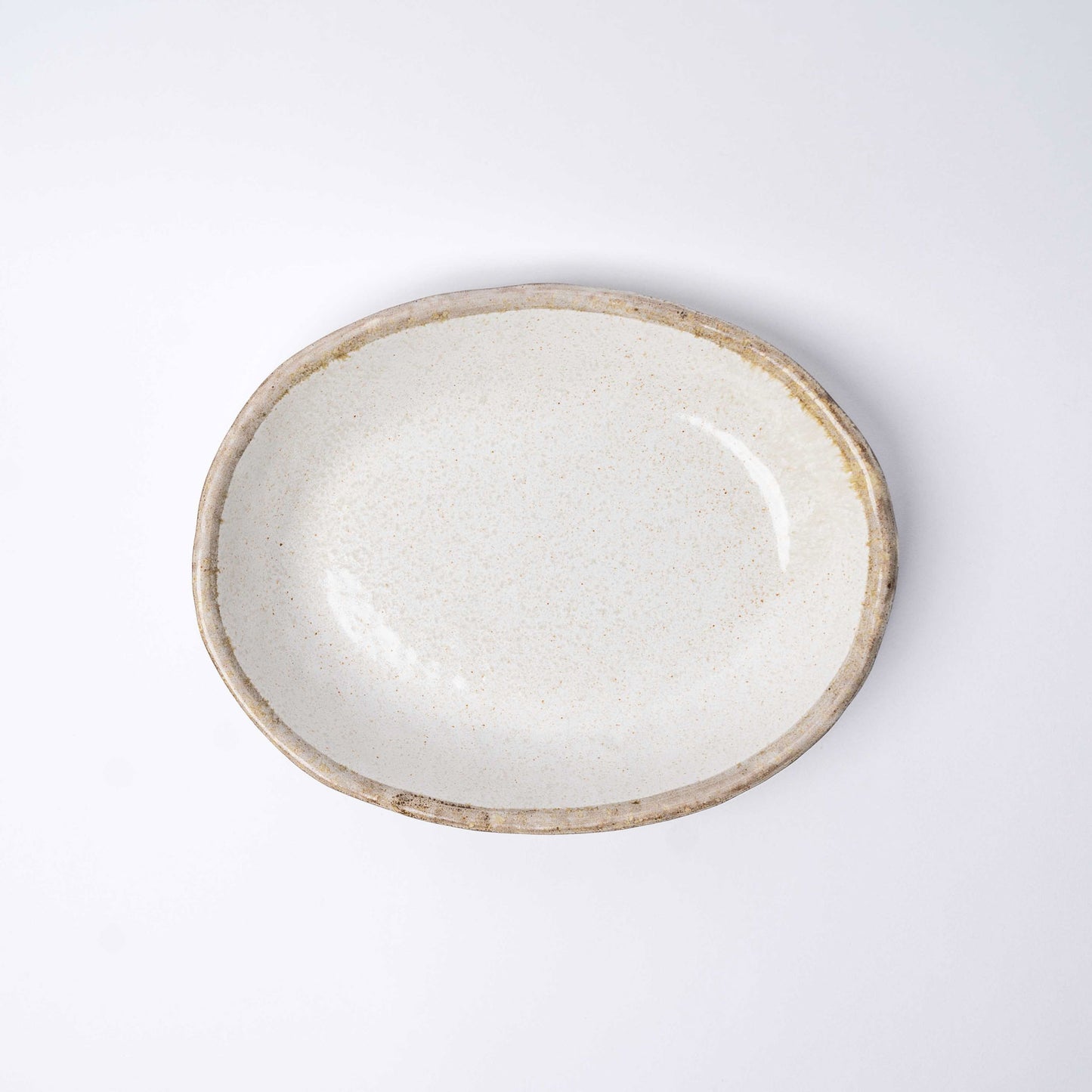 Oval Platter 29 cm / Flax Glaze