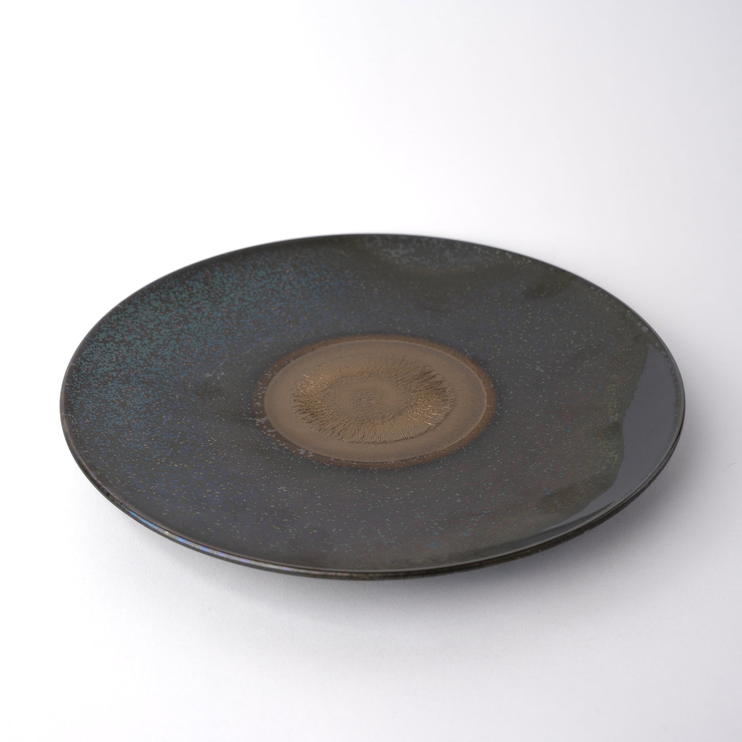 Burnished Copper Glaze / Platter 28cm