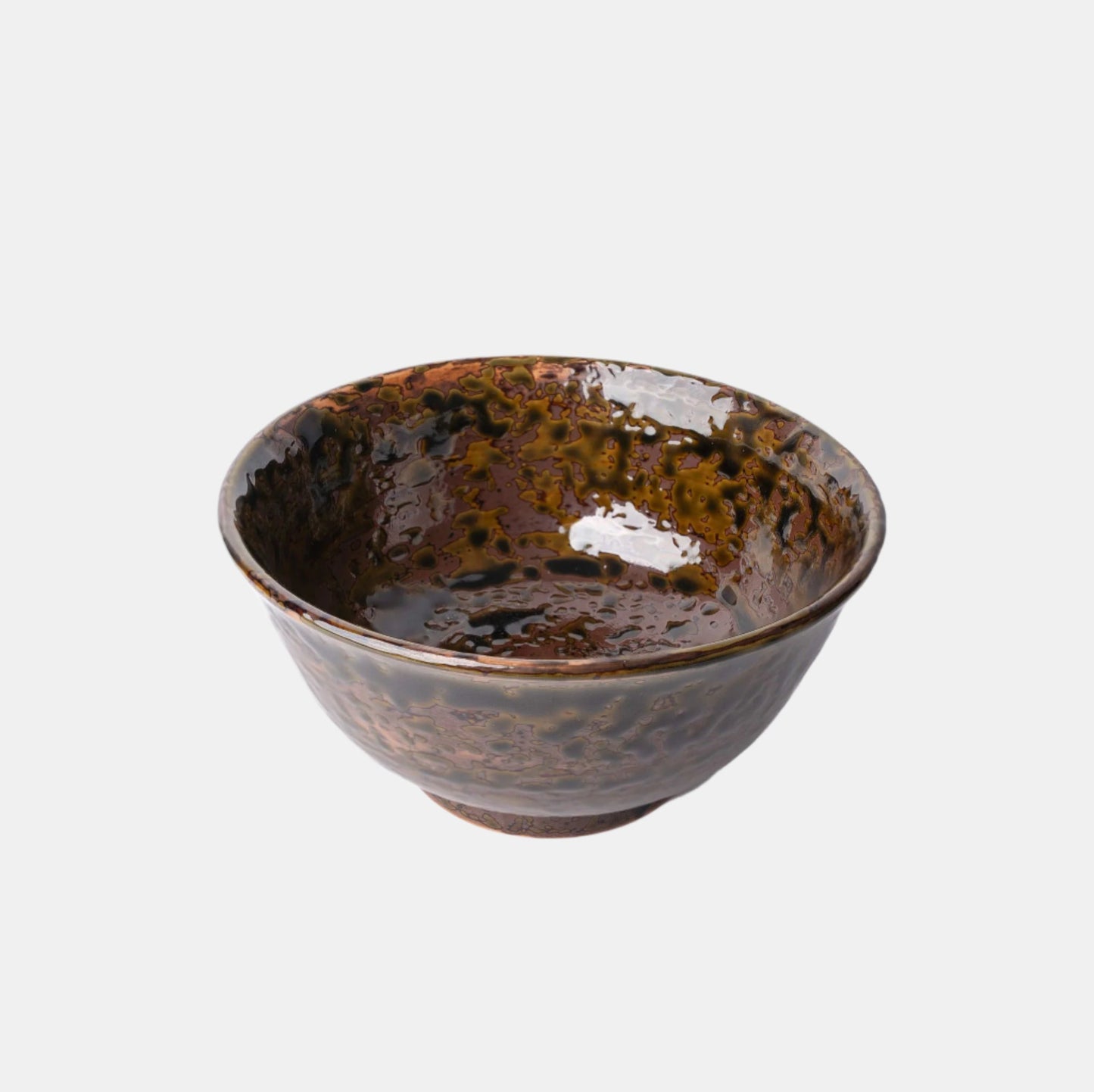 Moss Swirl Glaze / Bowl 17cm / 17H 9H / C0958