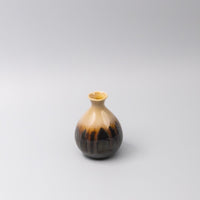 Sake Jug 300ml Black Gloss Sunflower Drip Glaze