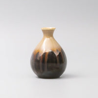 Sake Jug 300ml Black Gloss Sunflower Drip Glaze