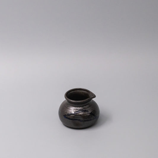 Pourer 120ml Metallic Black Blue Drip Glaze
