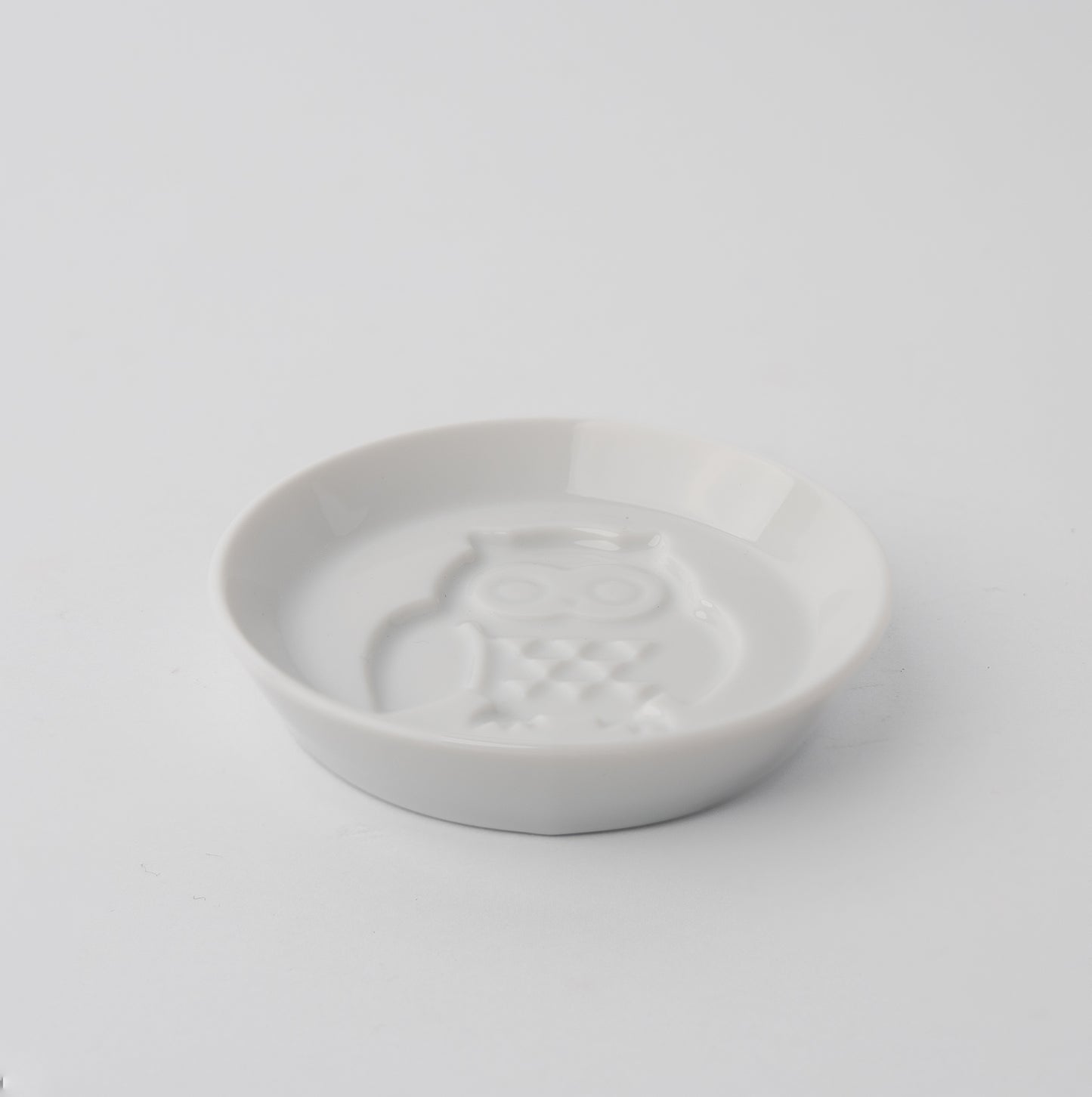 Silhouette Sauce Dish / Owl / 8.2D 1.8H