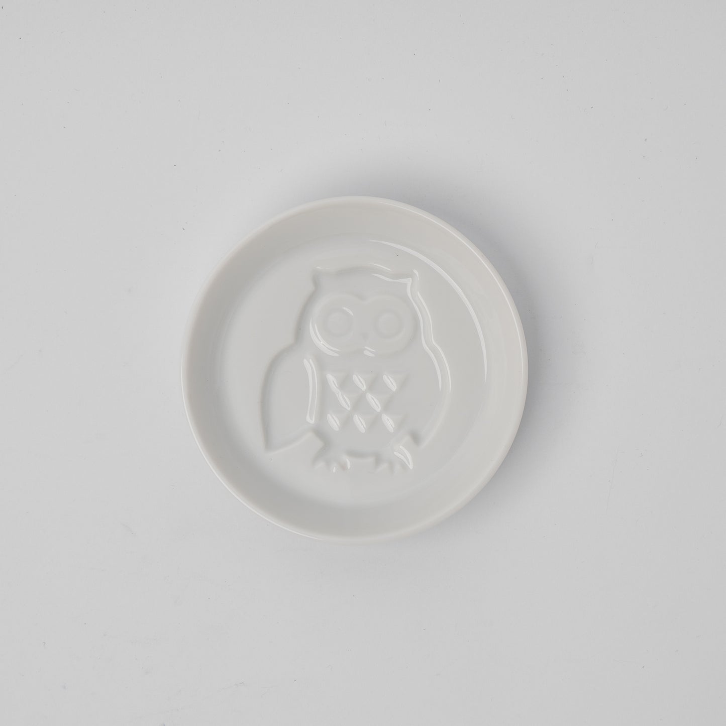 Silhouette Sauce Dish / Owl / 8.2D 1.8H